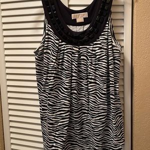 Zebra striped top